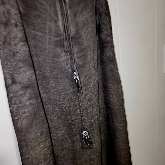 Gorgeous Boho Chic Slate Grey Colored Maxi Dress Small - Picture 13 of 16